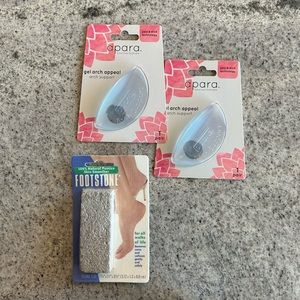Apara Gel Arch Supports & Pumice Stone